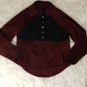 Maurices Fleece Quilted Button Down
